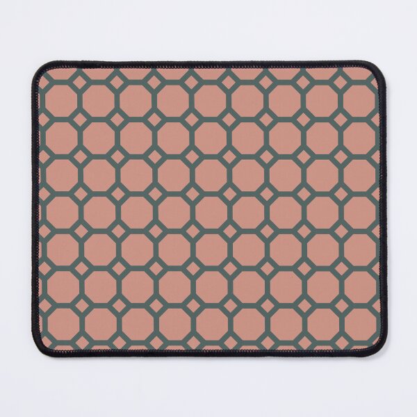 Item preview, Retro Earthy Octagon Tile Pattern - Minimalist MCM designed and sold by AtaraxiaCabin.