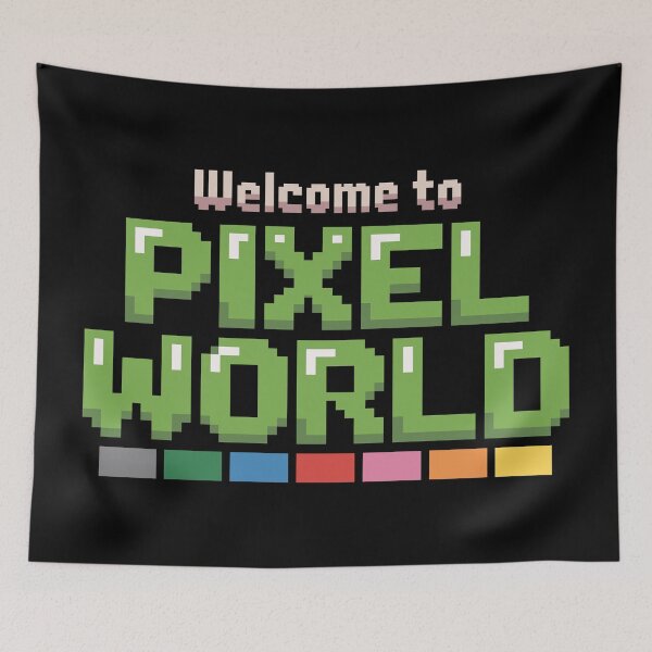 Item preview, Retro Pixel Art Welcome to Pixel World Gaming designed and sold by Zerhof.