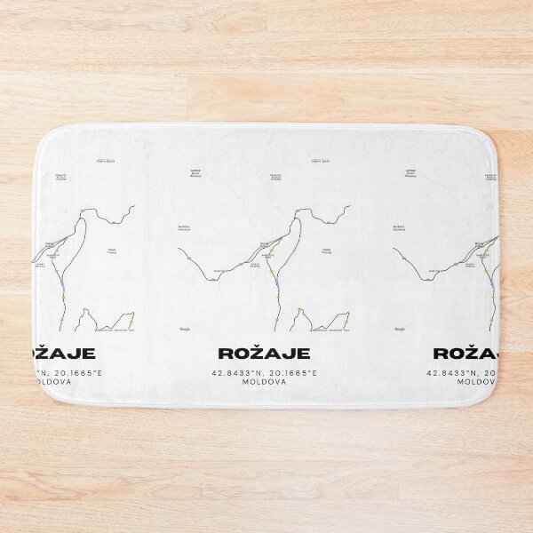 Item preview, Rožaje Montenegro Map Print | Minimalist City Map Art | Coordinates Wall Decor designed and sold by RM-Journey.