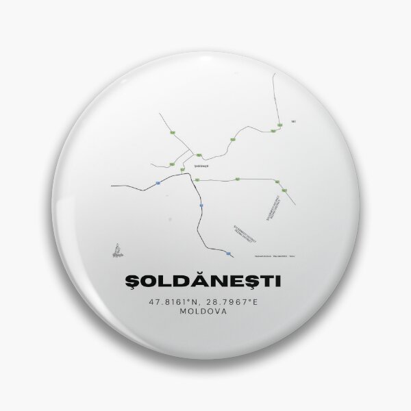 Item preview, Şoldăneşti Moldova Map Art Print | Minimalist City Map Poster | Travel Decor designed and sold by RM-Journey.