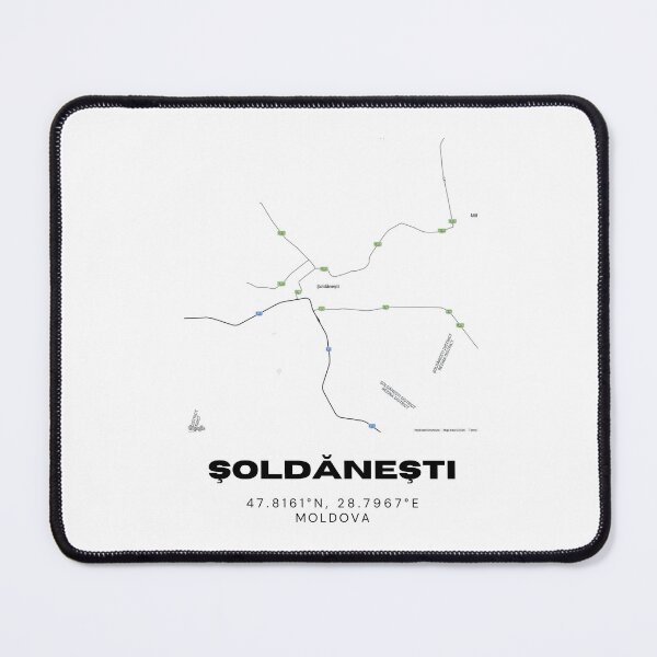 Item preview, Şoldăneşti Moldova Map Art Print | Minimalist City Map Poster | Travel Decor designed and sold by RM-Journey.