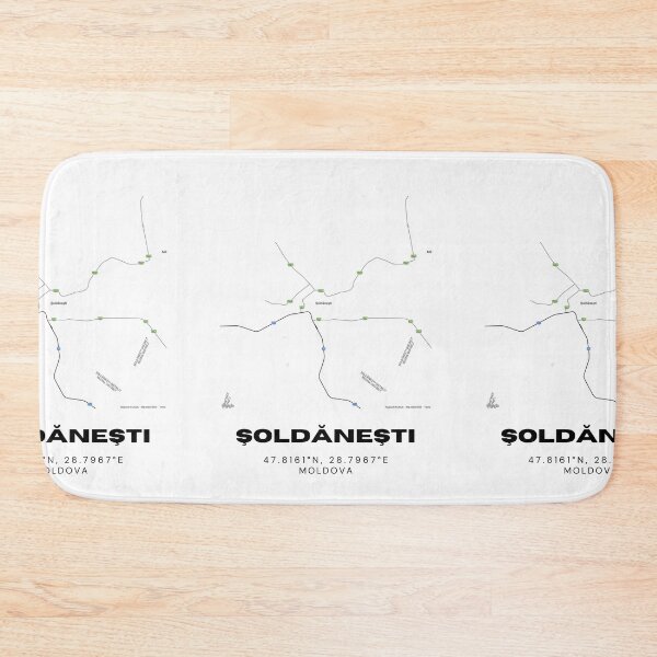 Item preview, Şoldăneşti Moldova Map Art Print | Minimalist City Map Poster | Travel Decor designed and sold by RM-Journey.