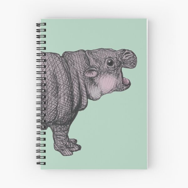 Item preview, Adorably Angry Baby Pygmy Hippo designed and sold by GDiEDesigns.