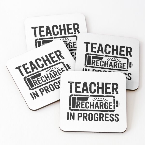 Item preview, Teacher Recharge In Progress designed and sold by theartfulaspie.