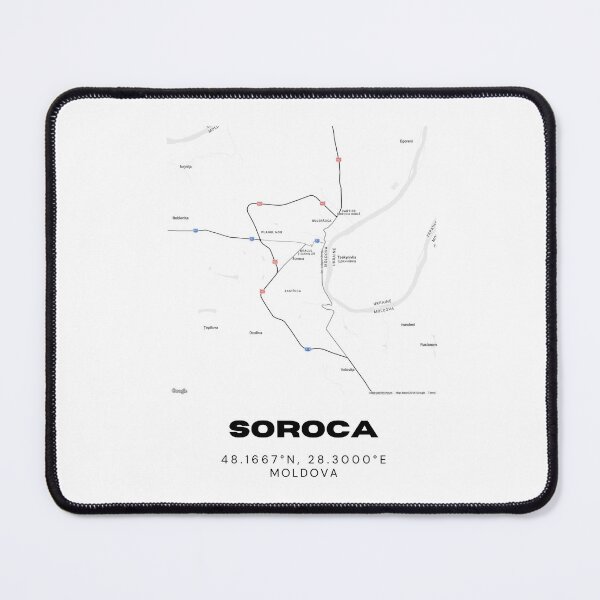 Item preview, Soroca Moldova Map Poster | Minimalist City Map Art | Modern Travel Wall Decor designed and sold by RM-Journey.
