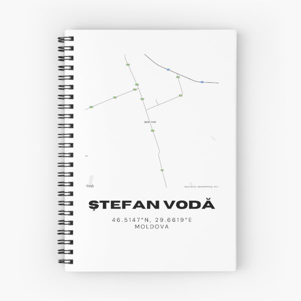 Item preview, Ştefan Vodă Moldova Map Print | Minimalist City Map Art | Travel Poster designed and sold by RM-Journey.