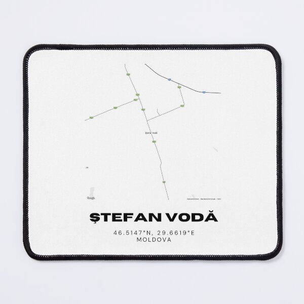 Item preview, Ştefan Vodă Moldova Map Print | Minimalist City Map Art | Travel Poster designed and sold by RM-Journey.