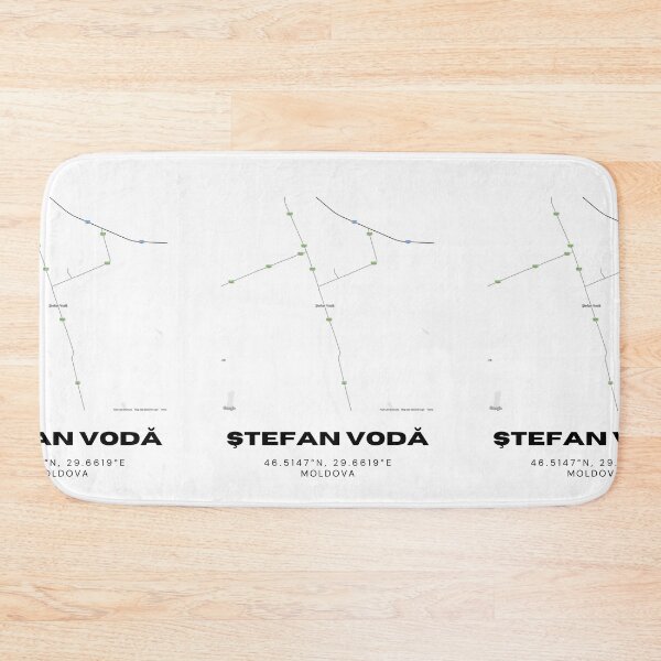 Item preview, Ştefan Vodă Moldova Map Print | Minimalist City Map Art | Travel Poster designed and sold by RM-Journey.