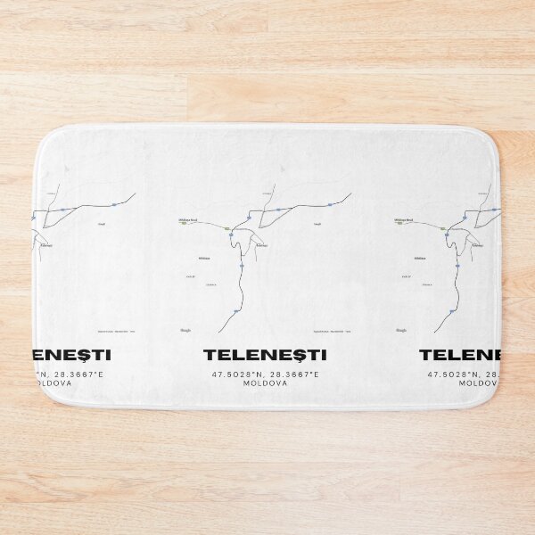 Item preview, Teleneşti Moldova Map Print | Minimalist City Map Poster | Travel Wall Art designed and sold by RM-Journey.