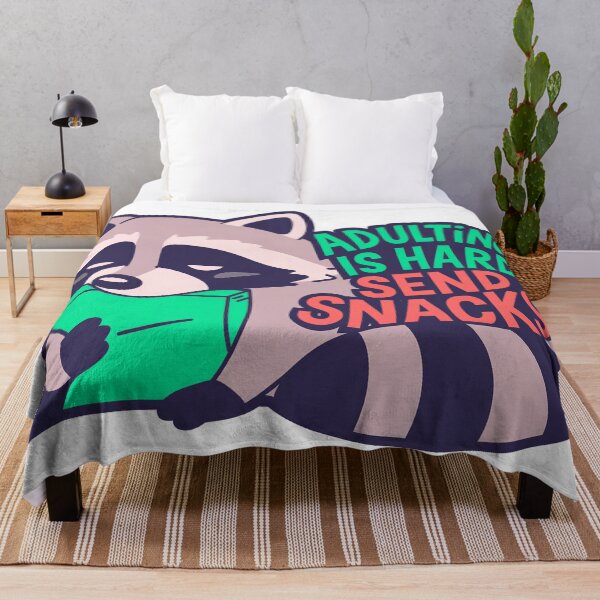 Item preview, Introvert Loading Sarcastic Raccoon Sticker designed and sold by hypArt.
