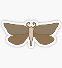 Brown Moth Sticker