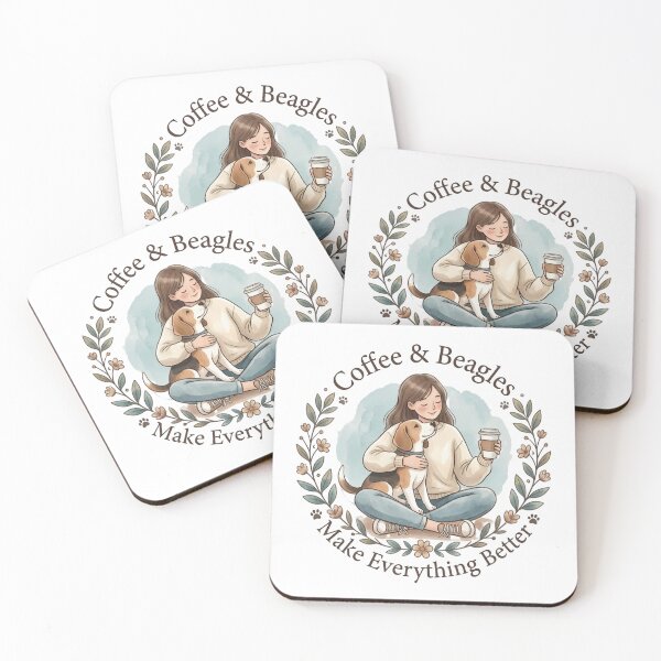 Item preview, Coffee & Beagles Make Everything Better Dog Lover designed and sold by PryntedLabs.