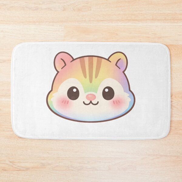 Item preview, Rainbow Chipmunk Face Cute Kawaii designed and sold by Owcomm.