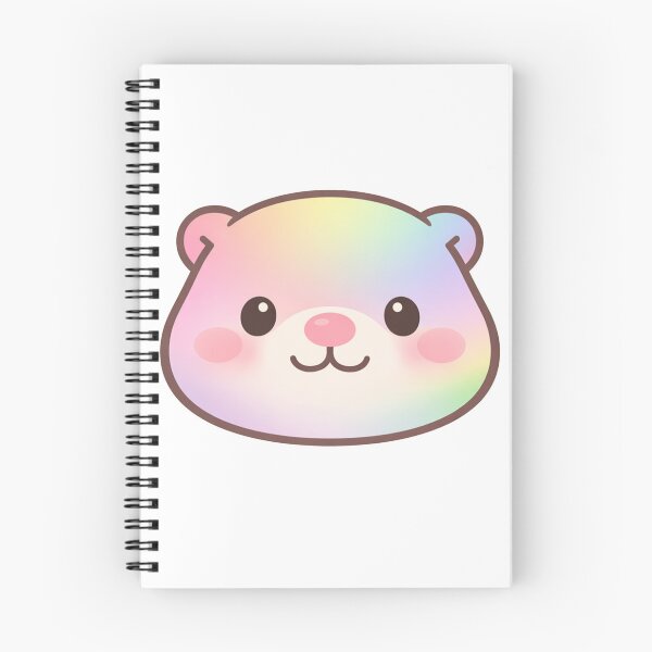 Item preview, Rainbow Pastel Kawaii Bear Face Cute Chibi Animal designed and sold by Owcomm.