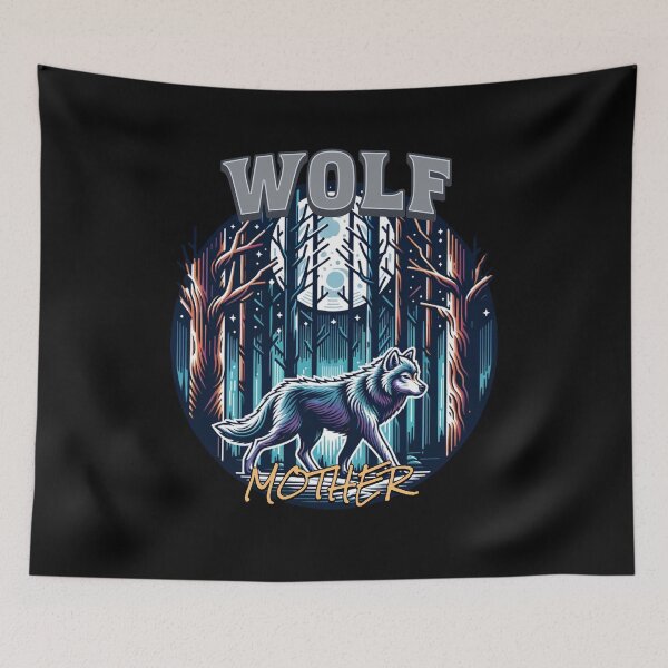 Item preview, wolf mother designed and sold by wildforcedesign.