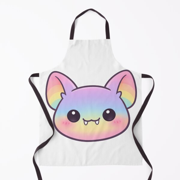 Item preview, Rainbow Pastel Kawaii Bat Face designed and sold by Owcomm.