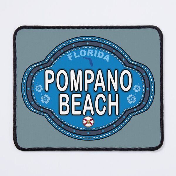 Item preview, Pompano Beach Florida stitching effect designed and sold by studioss76.