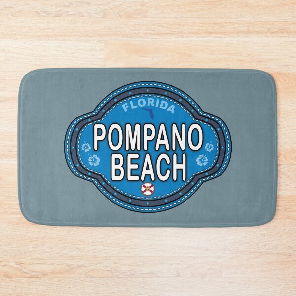 Item preview, Pompano Beach Florida stitching effect designed and sold by studioss76.