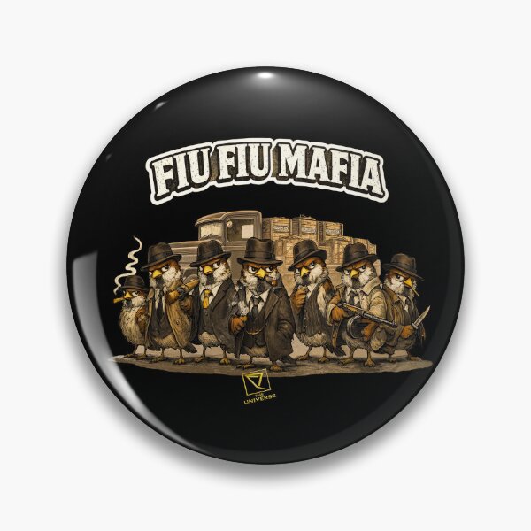 Item preview, Fiu Fiu Mafia - Gangster Sparrow Birds Mobsters (The Universe) designed and sold by UniverseDigital.