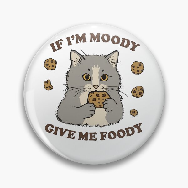 Item preview, Funny Moody Cat Eating Cookies Foodie Quote designed and sold by k3rstman1.