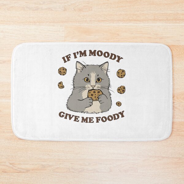 Item preview, Funny Moody Cat Eating Cookies Foodie Quote designed and sold by k3rstman1.