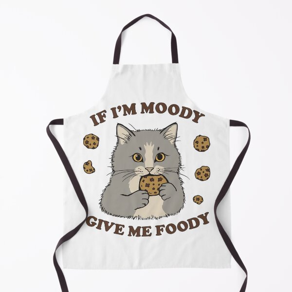 Item preview, Funny Moody Cat Eating Cookies Foodie Quote designed and sold by k3rstman1.