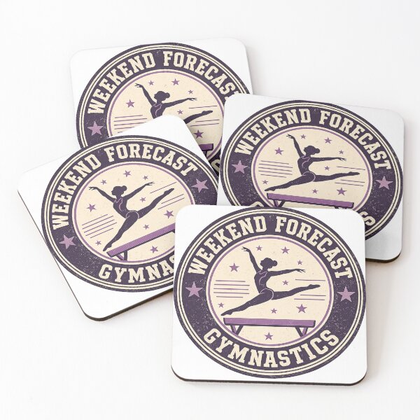 Item preview, Weekend Forecast Gymnastics Vintage Badge designed and sold by EastEndTownie.