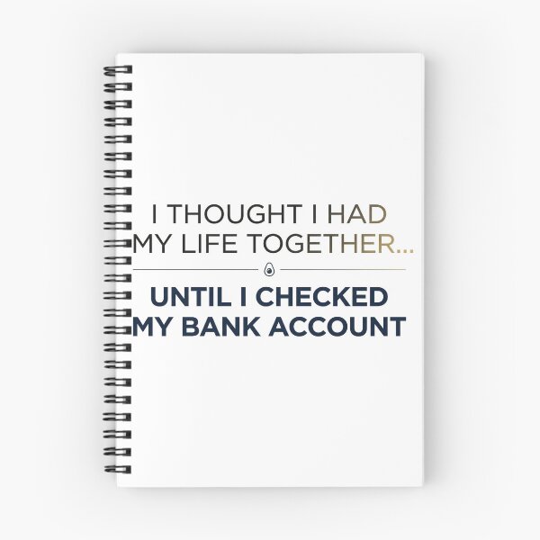 Item preview, Funny Relatable Millennial Finance - Life Together Bank Account designed and sold by oxsa82.