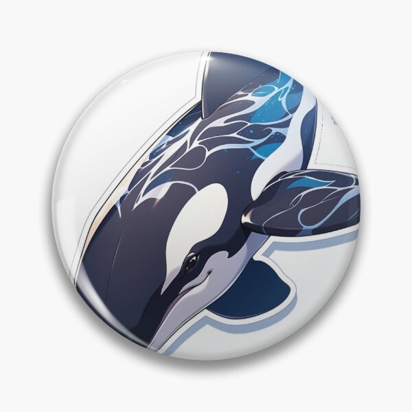Item preview, Pegatina de orca designed and sold by Solace Sparkles.