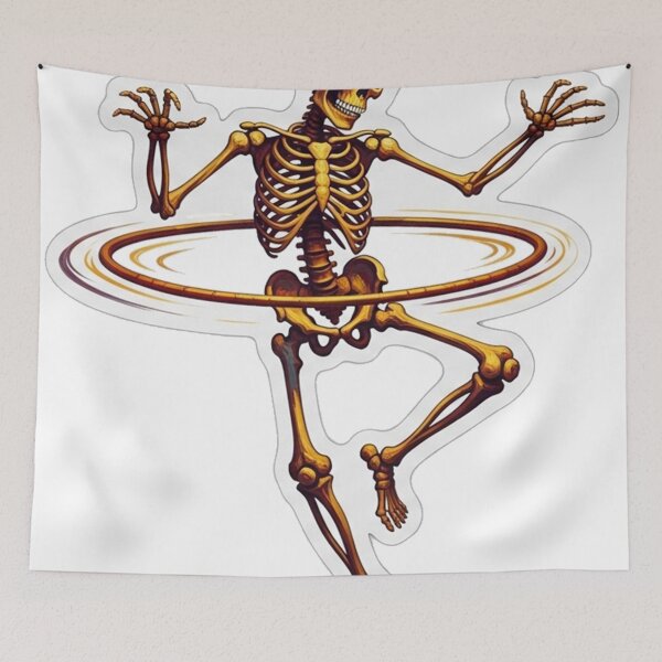 Item preview, Spooky Hula Skeleton designed and sold by bolguzart.
