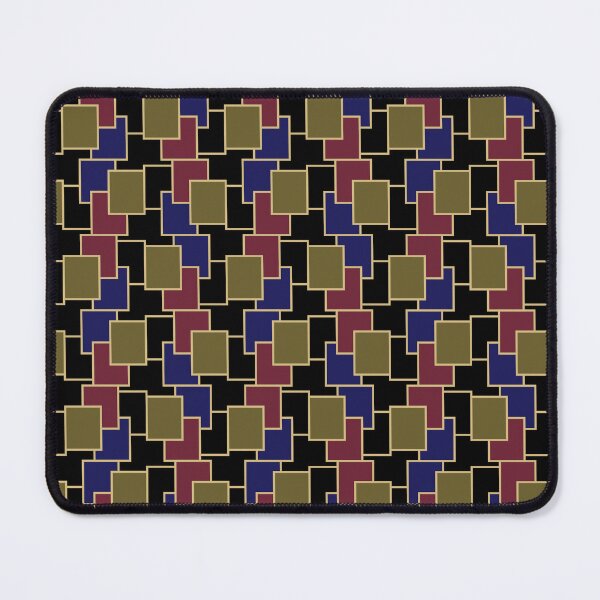 Item preview, Industrial Art Deco Geometric Pattern — Midnight & Gold designed and sold by AtaraxiaCabin.