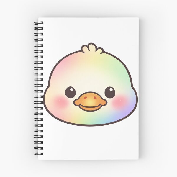 Item preview, Rainbow Pastel Duck Head Cute Kawaii Chick designed and sold by Owcomm.