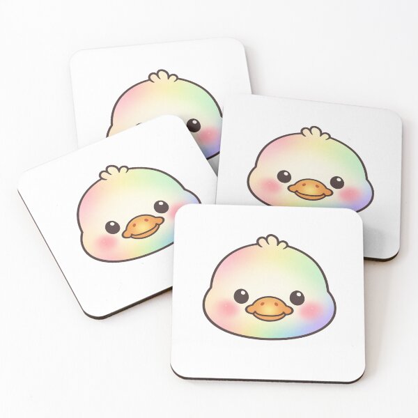 Item preview, Rainbow Pastel Duck Head Cute Kawaii Chick designed and sold by Owcomm.