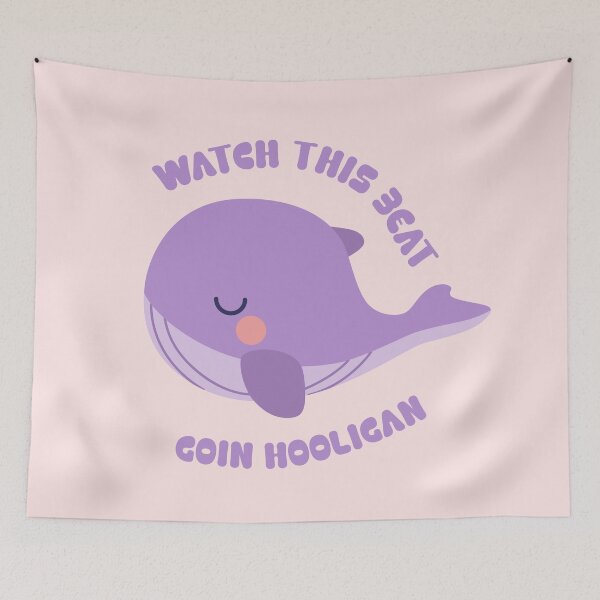 Item preview, BTS hooligan whale designed and sold by Morcawork.