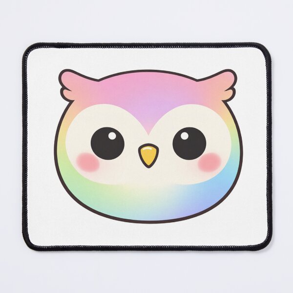 Item preview, Cute Rainbow Pastel Owl Kawaii designed and sold by Owcomm.