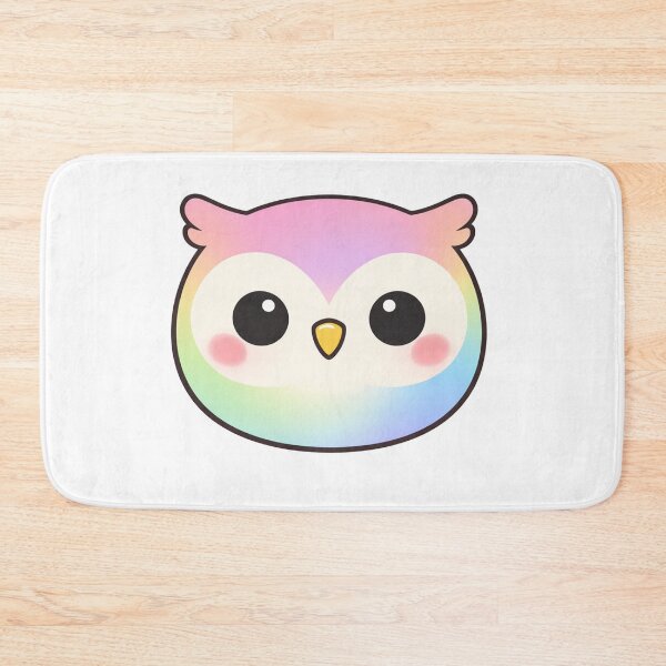 Artikelvorschau, Niedliche Regenbogen-Pastell-Eule Kawaii entworfen und verkauft von Owcomm.