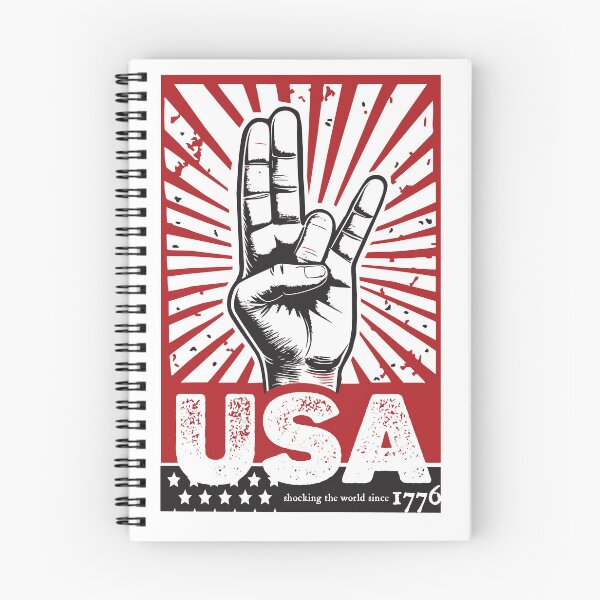 Item preview, USA Shocking the world since 1776 BLK HAND designed and sold by stevestreet.