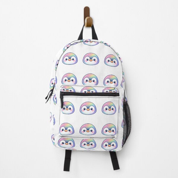 Item preview, Cute Rainbow Penguin Face Kawaii Pastel designed and sold by Owcomm.