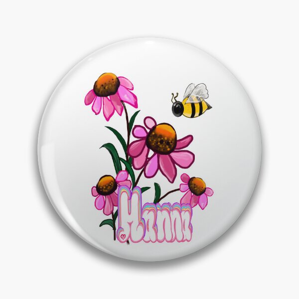 Item preview, Hanna Name - with flowers and honey bees Top 10 best personaIized custom name gift ideas for girls and women named Hanna designed and sold by Artonmytee.