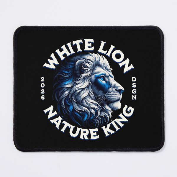 Item preview, white lion designed and sold by wildforcedesign.