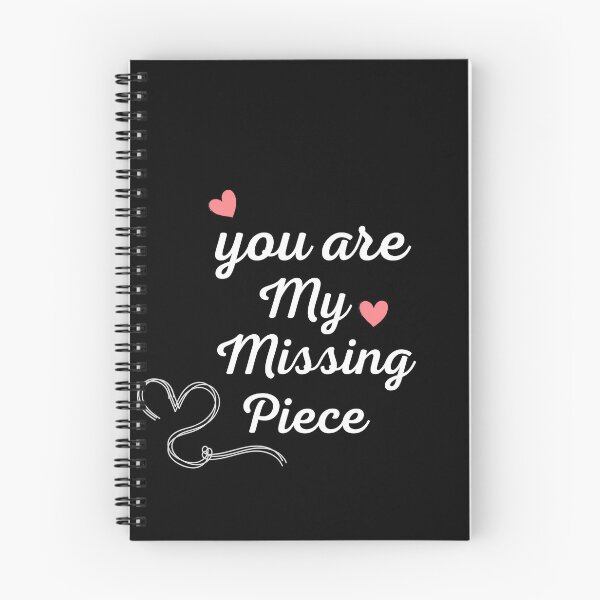Item preview, "You Are My Missing Piece - Romantic Couple Hoodie - Minimalist Design" designed and sold by Heartbeat Studio by Yederlin.