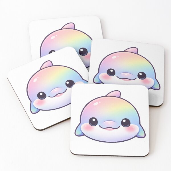 Item preview, Cute Rainbow Pastel Kawaii Baby Shark designed and sold by Owcomm.