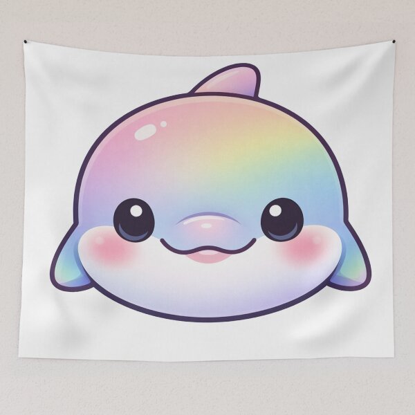 Item preview, Cute Rainbow Pastel Kawaii Baby Shark designed and sold by Owcomm.