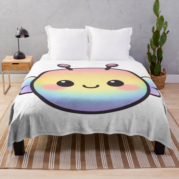 Item preview, Rainbow Pastel Kawaii Bee designed and sold by Owcomm.