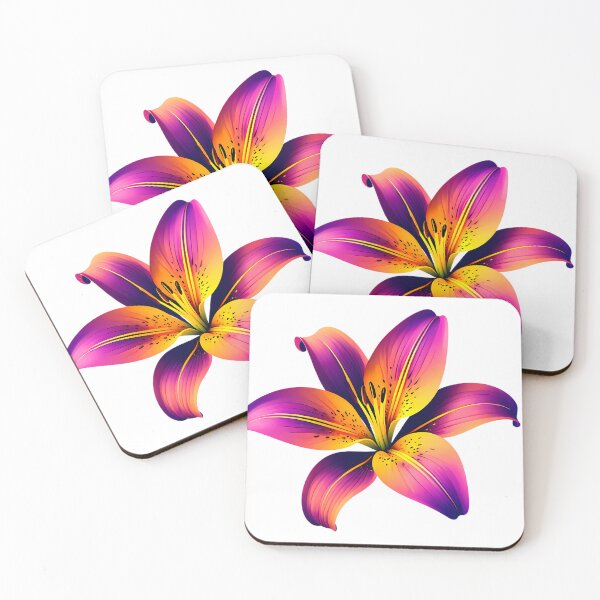Item preview, Glowing Night Lily Flower Botanical Illustration designed and sold by jo-e-basta.