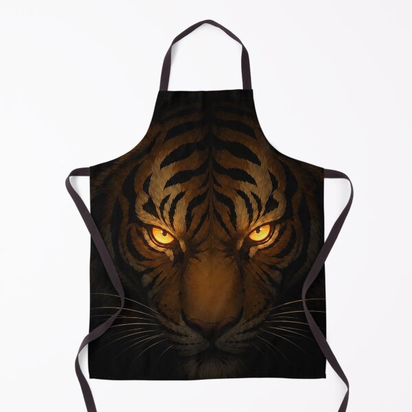 Item preview, Cave Tiger with Glowing Eyes designed and sold by nikkolaus.