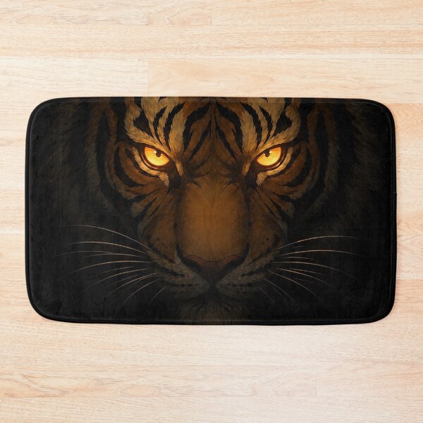 Item preview, Cave Tiger with Glowing Eyes designed and sold by nikkolaus.