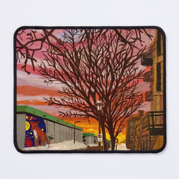 Item preview, Winter Sunrise on Hampden Ave designed and sold by FatBearAutumn.