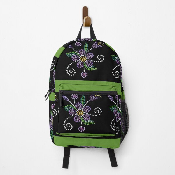 Item preview, Purple blooms multiply on Green designed and sold by Jenannbrown.