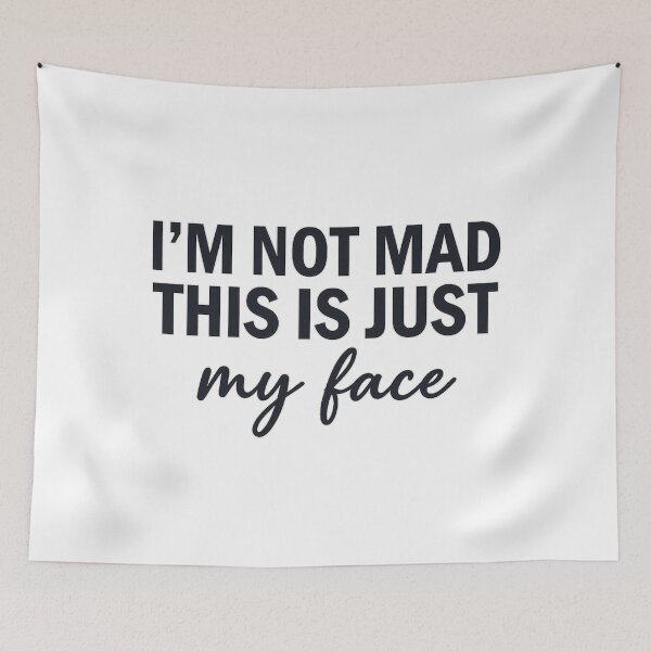 Item preview, Resting Mad Face designed and sold by wingoo22.